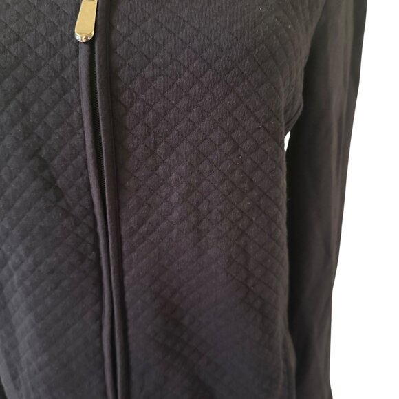 Croft & Barrow blue zip quilted jacket size S - Picture 5 of 7